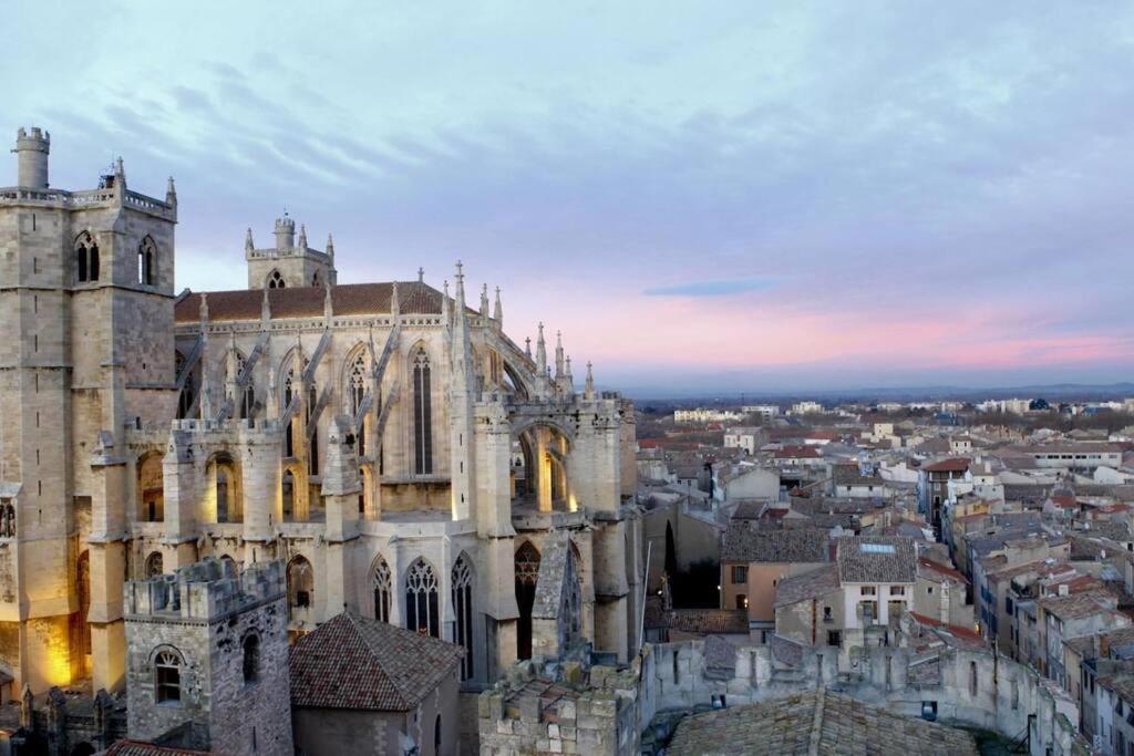 Le St Just : Hypercentre, Vue Imprenable Sur La Cathedrale Apartment Narbonne Exterior foto